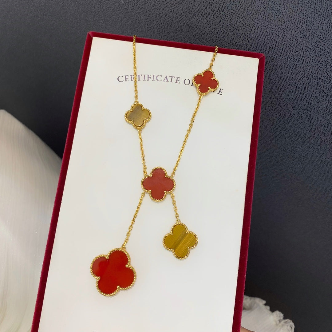 5XVA182K (High quality 6 flowers necklaces)