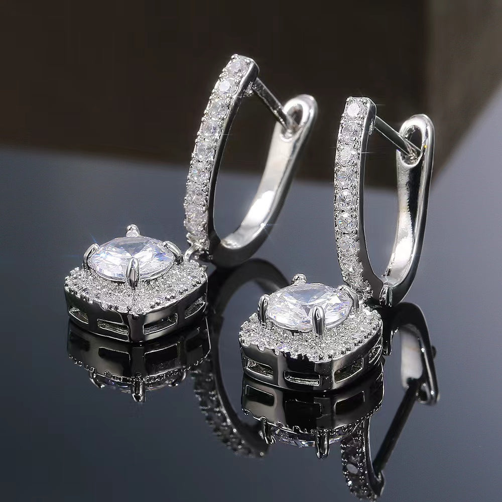 PYA49E Fashion Diamond Earrings High Quality Wedding Earrings