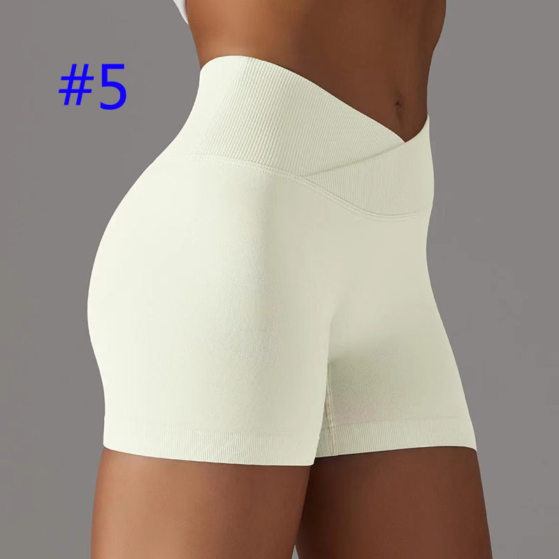 PXA34U Tight hip lift fitness pants yoga shorts