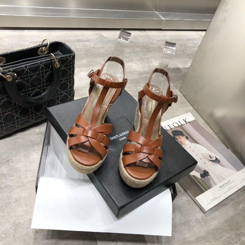 1:1 High quality leather sandals 2SL27Z