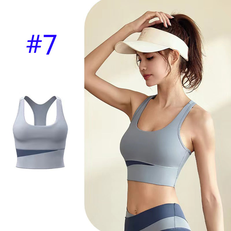 PXA4U Tight elastic bikini sports vest yoga wear fashion yoga fitness sports vest