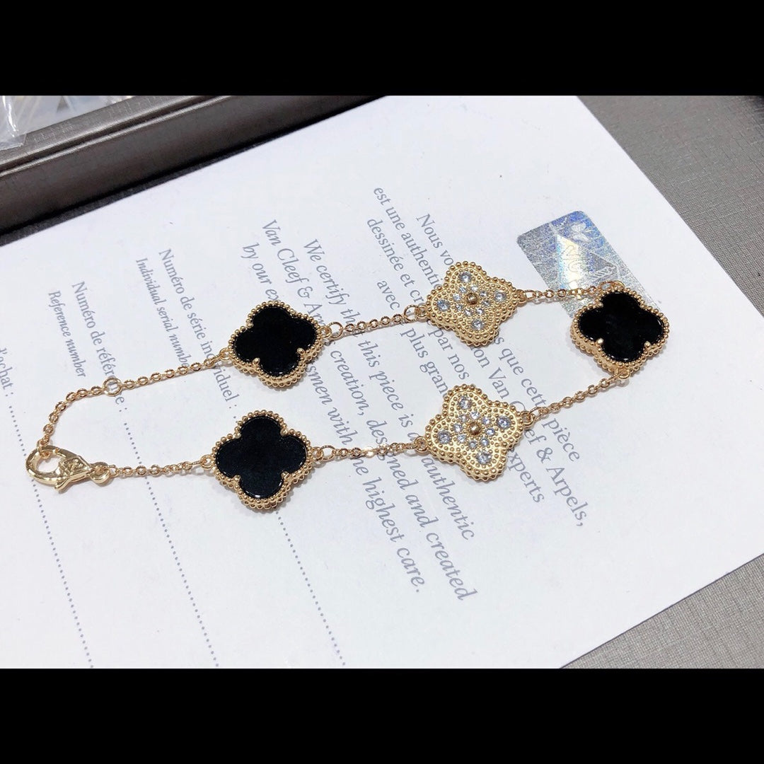 5XVA179K (High quality bracelets 5 flowers normal size1.5cm flower)