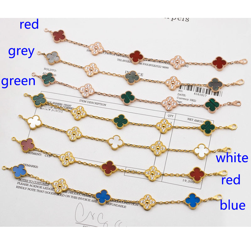 5XVA179K (High quality bracelets 5 flowers normal size1.5cm flower)