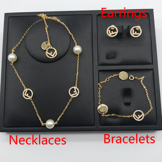 1YF372X  Fashion high -quality Necklaces Bracelets Earrings