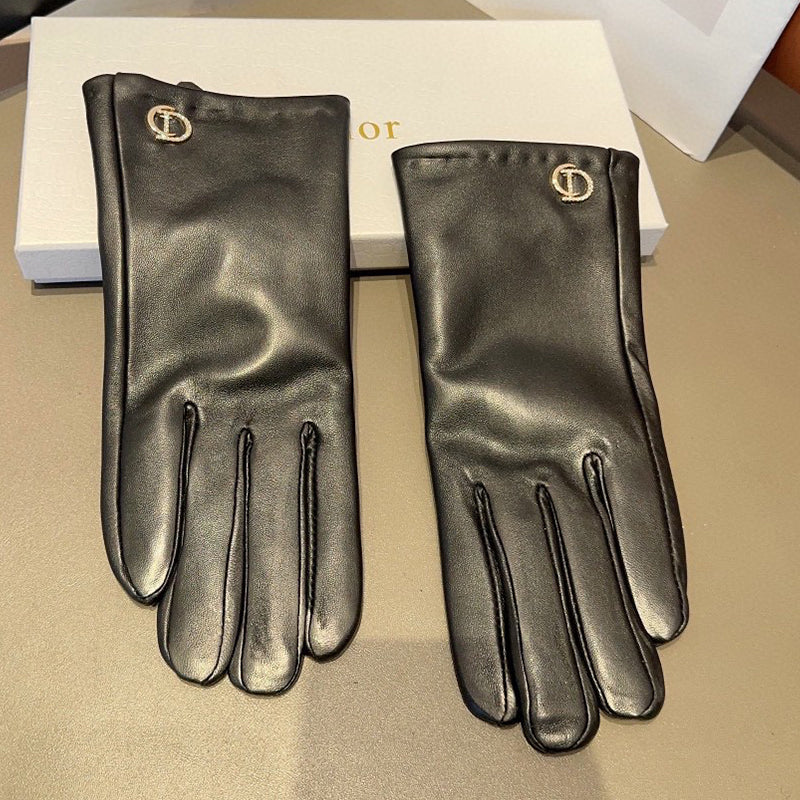 14D72S   High quality fashionable sheepskin gloves