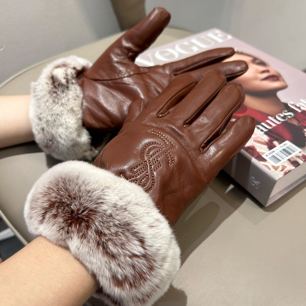 14SL25S   High quality fashionable Wool gloves