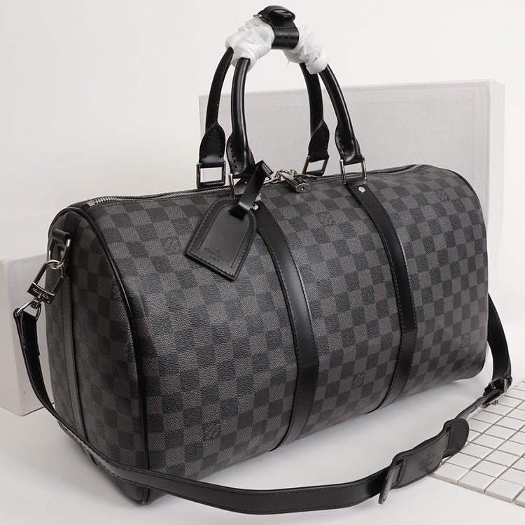 1E119B Fashion leather luggage bags