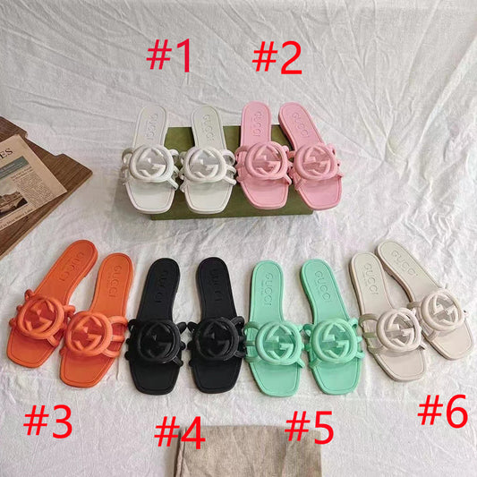 14B219Z High quality leather Slippers