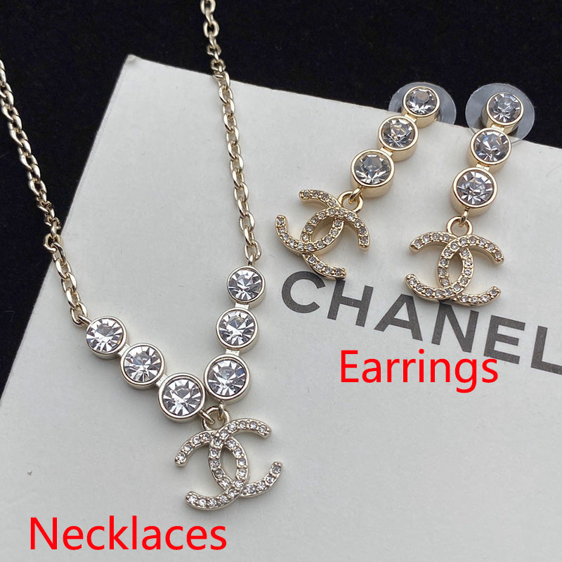 1YC21X  Fashion high -quality Earrings Necklaces