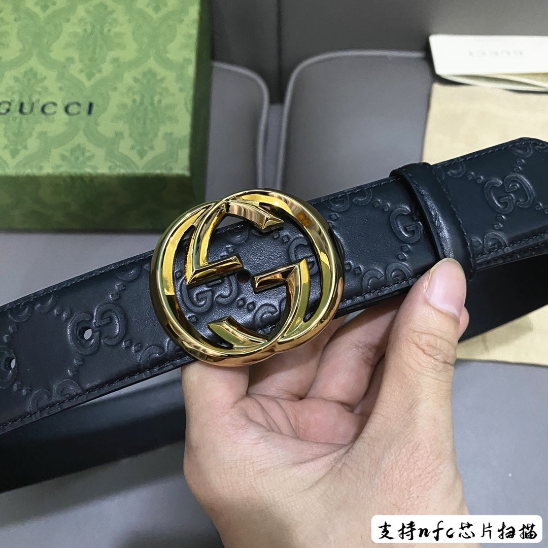 14B14P   (High quality leather belt With full package)