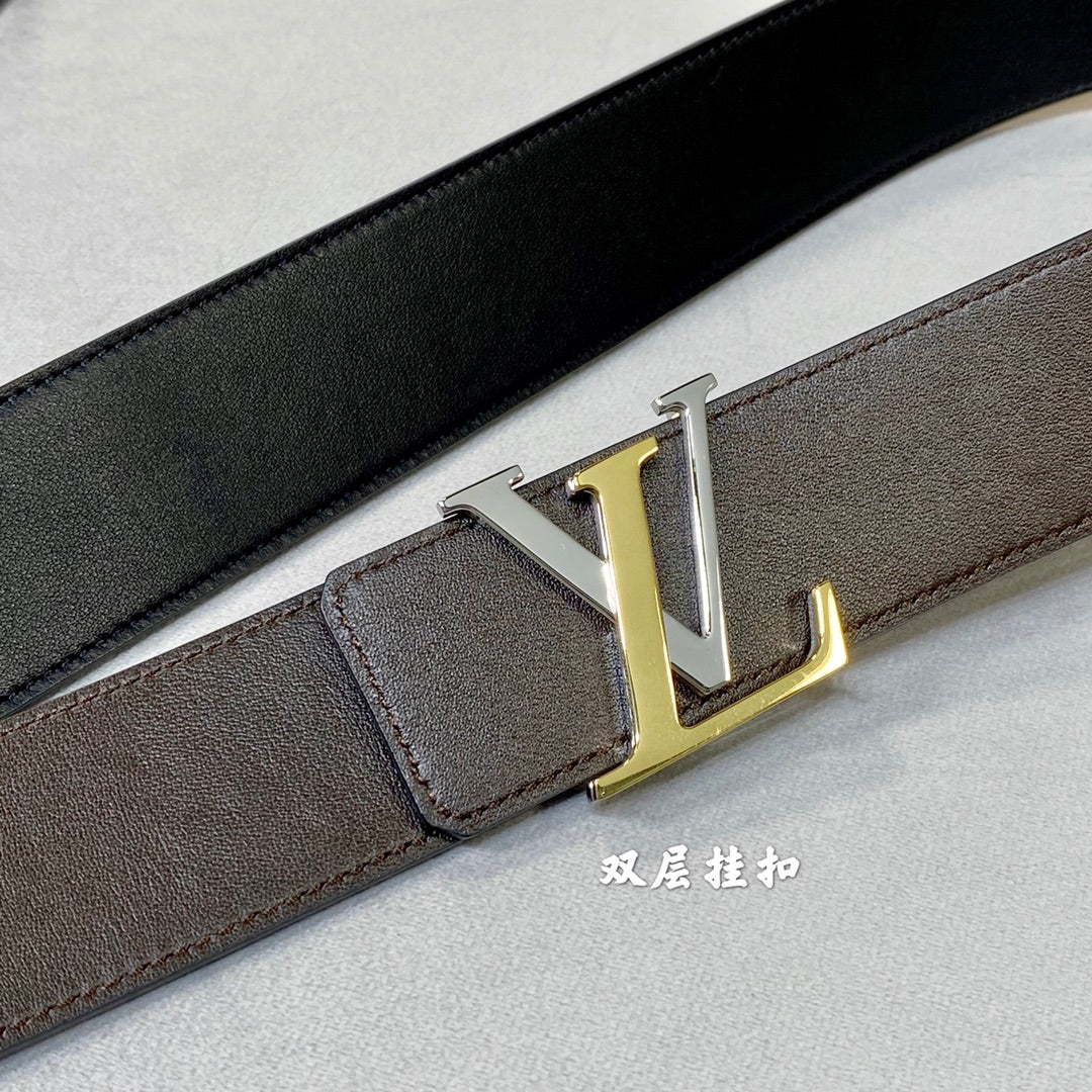 1YE65P  1: 1 High -quality cowhide double -sided belt