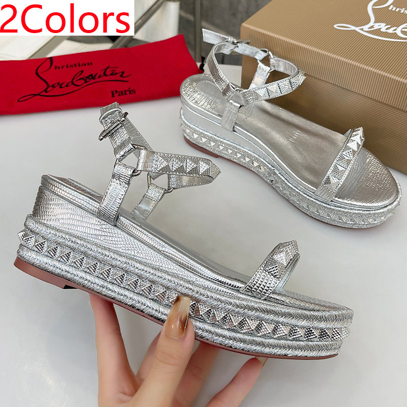 J4A41Z  High quality leather sandals 6cm