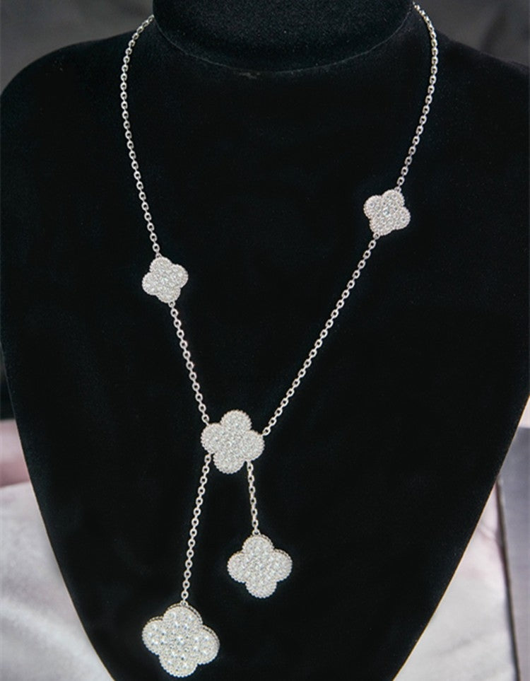 5XVA182K (High quality 6 flowers necklaces)