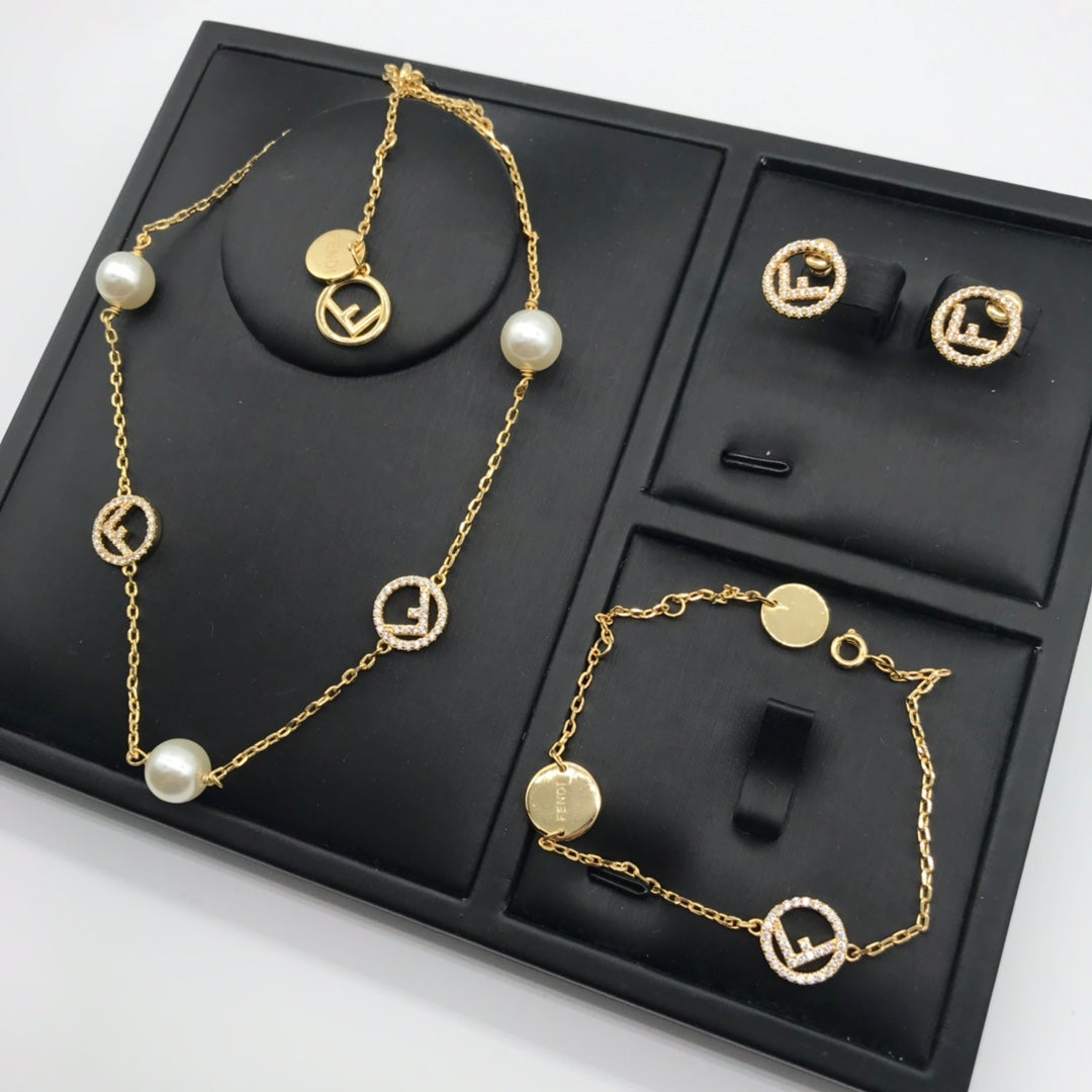 1YF372X  Fashion high -quality Necklaces Bracelets Earrings