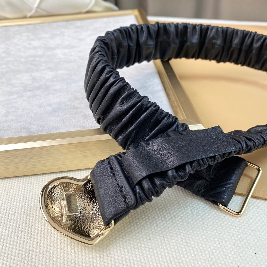 High -quality sheepskin belt  1XC23P