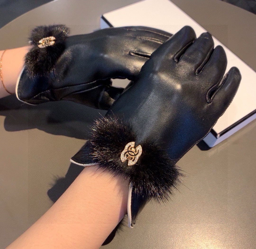 14C15S   High quality fashionable sheepskin gloves