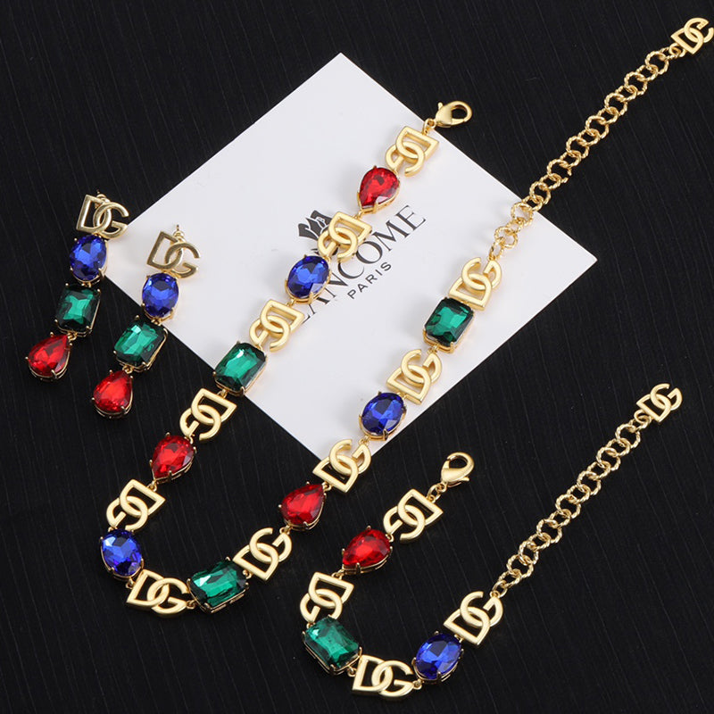 1XA583X Fashion high -quality Earrings Bracelets Necklaces