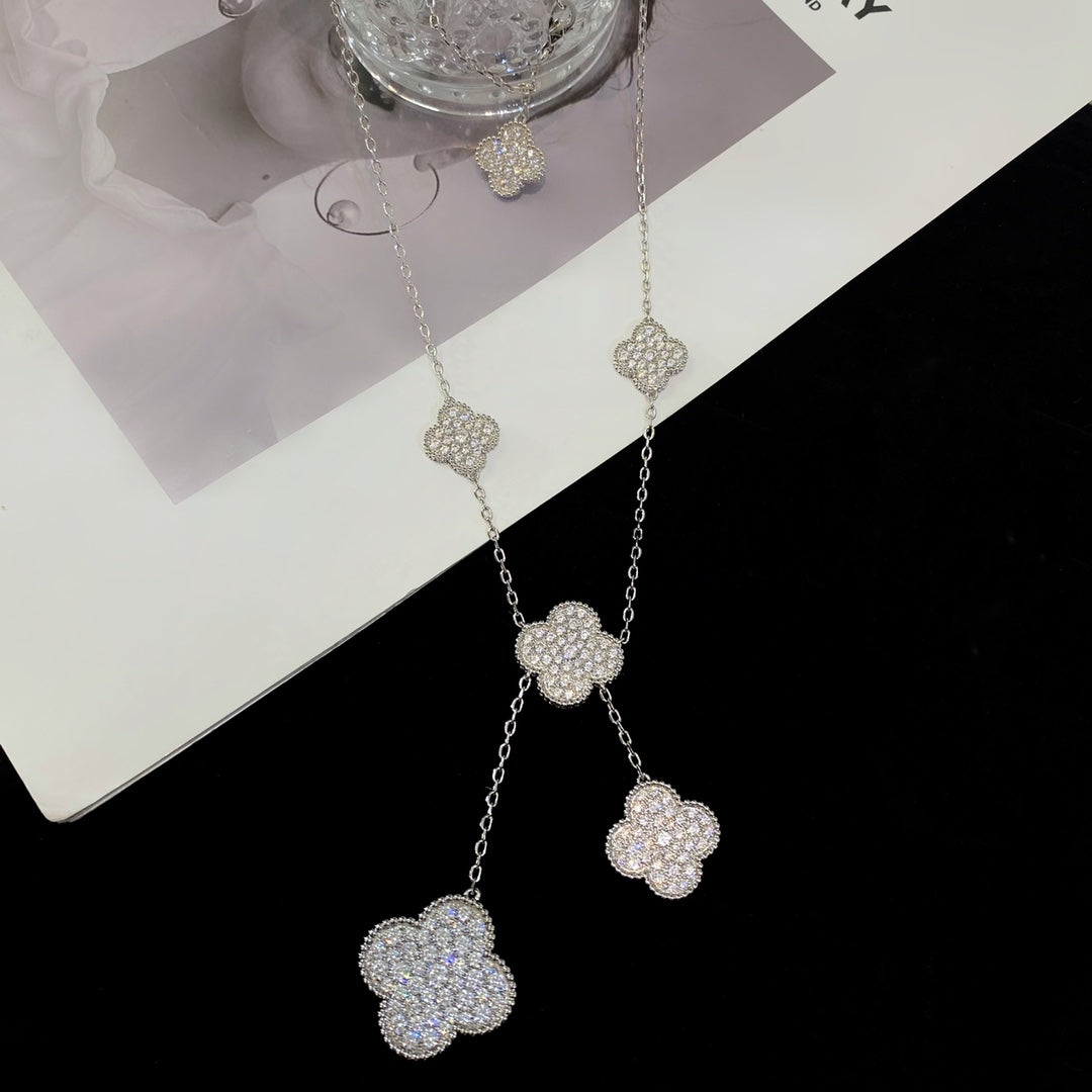 5XVA182K (High quality 6 flowers necklaces)