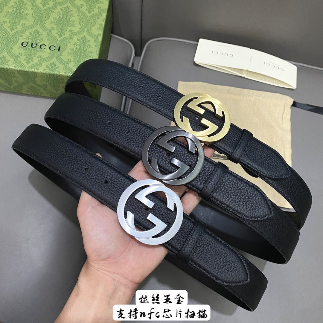 14B22P   (High quality leather belt With full package)