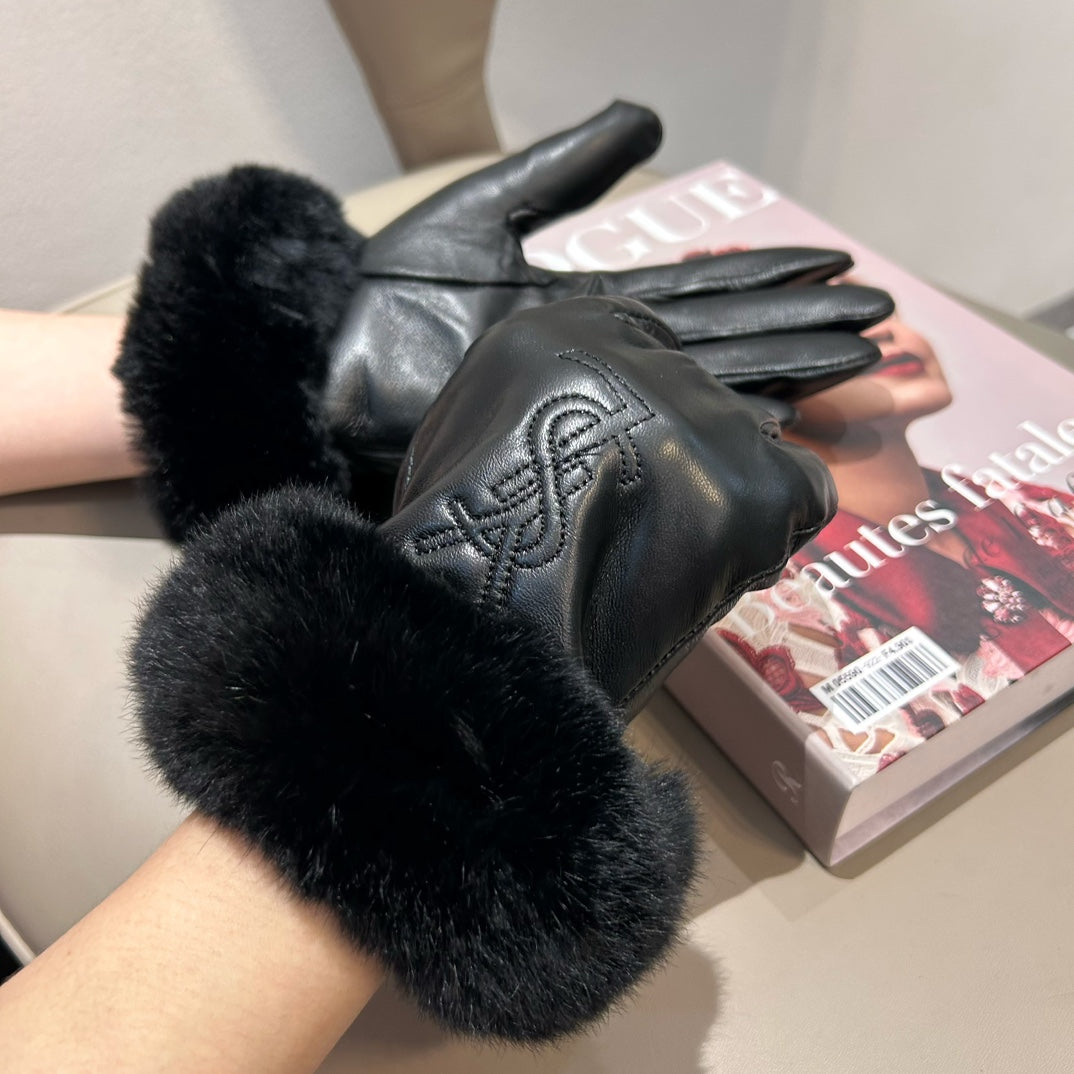 14SL25S   High quality fashionable Wool gloves