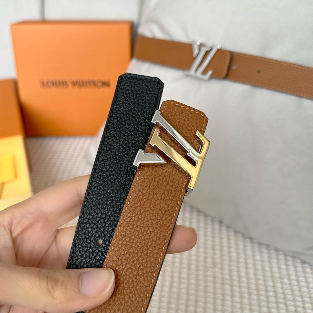 1YE72P  1: 1 High -quality cowhide double -sided belt