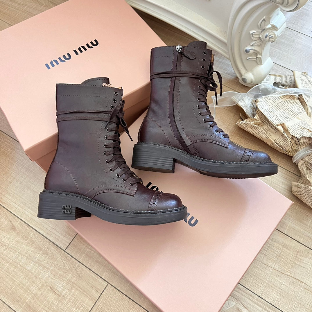 1XA60Z Fashionable leather  boots