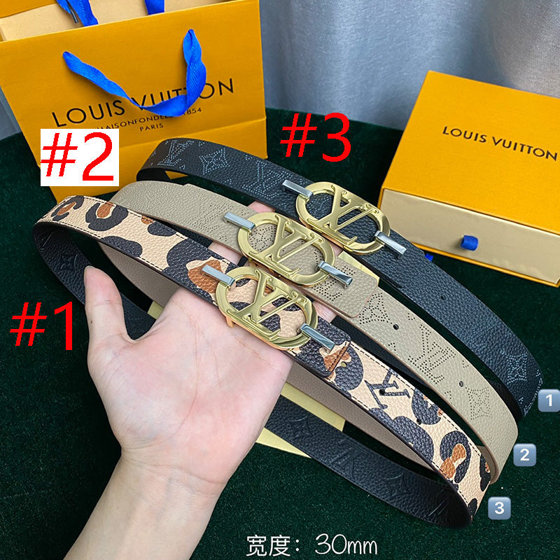 1YE63P  1: 1 High -quality cowhide belt