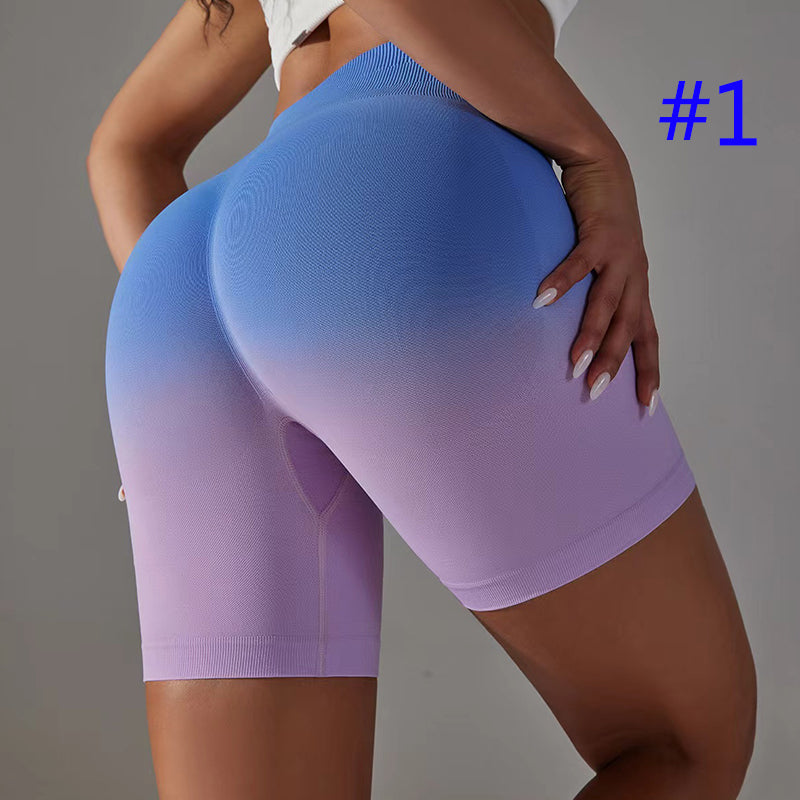 PXA43U Tight hip lift fitness pants yoga shorts