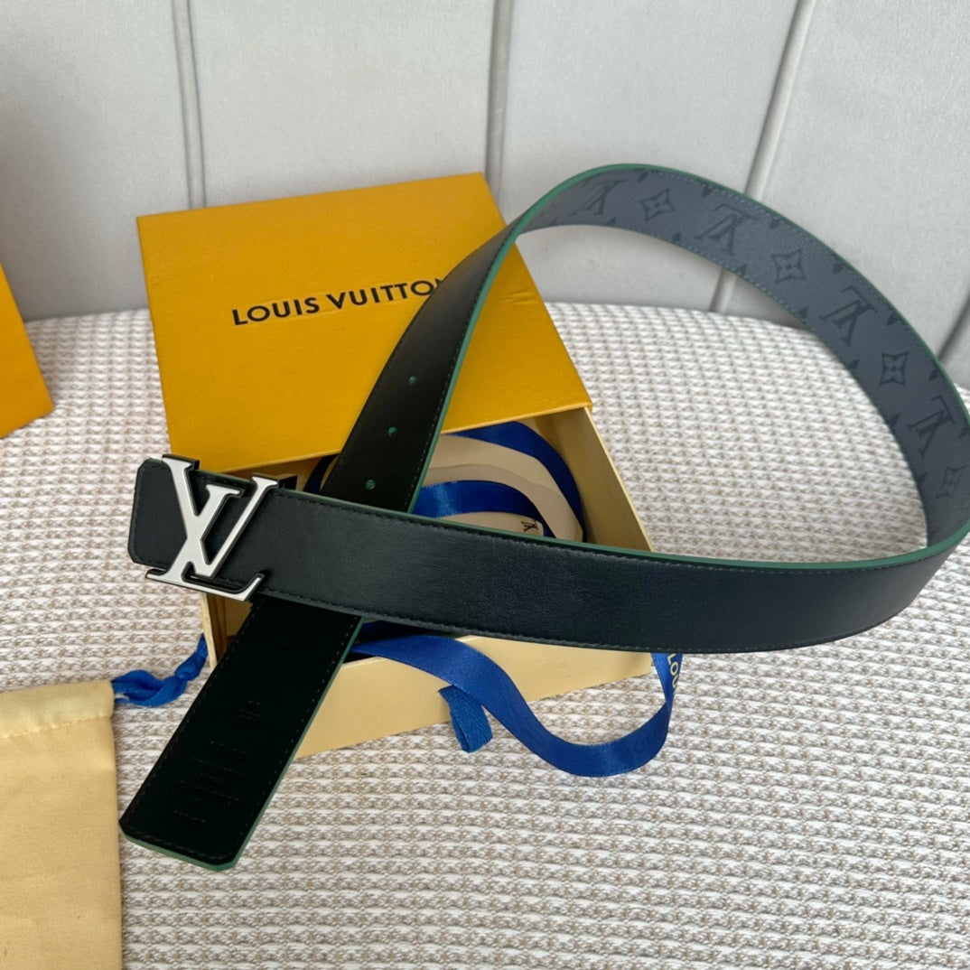 1YE64P  1: 1 High -quality cowhide double -sided belt