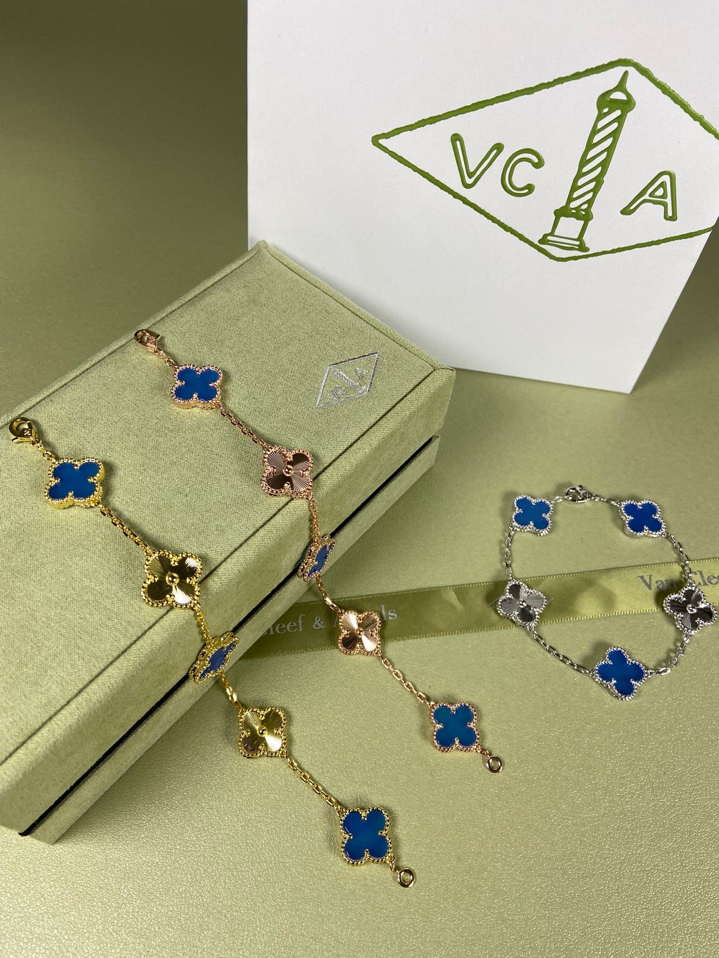 5XVA181K ( High quality bracelets  5 flowers normal size1.5cm flower)