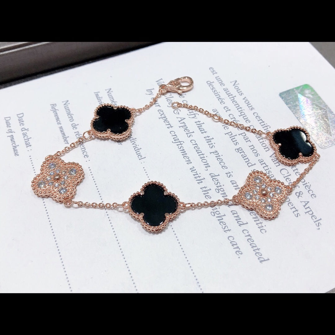 5XVA179K (High quality bracelets 5 flowers normal size1.5cm flower)