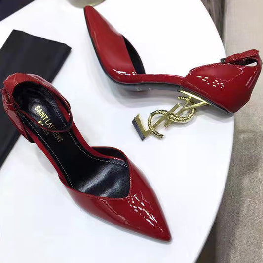 1: 1 High -quality leather high heels（patent leather） 2XSL159Z