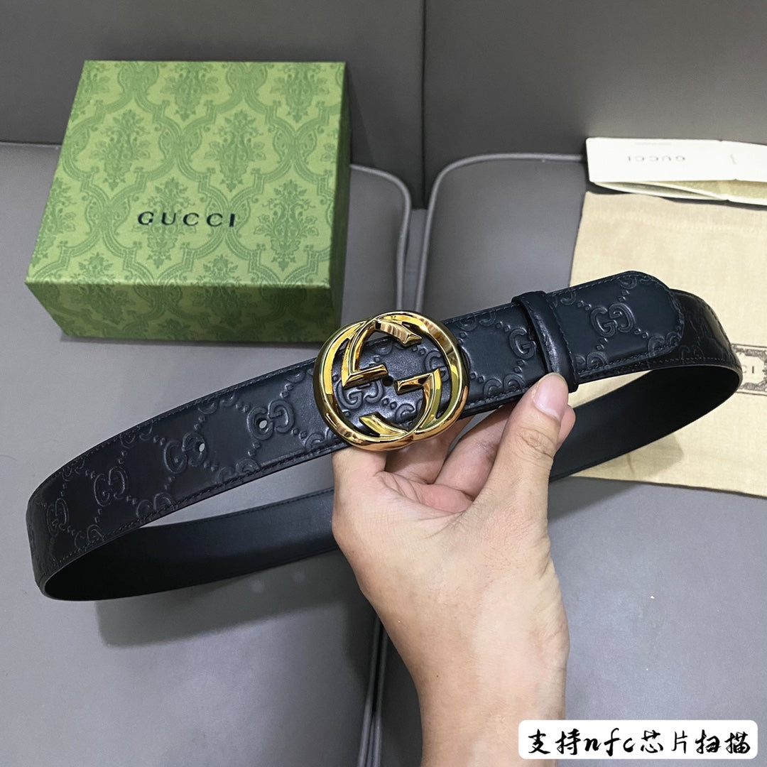 14B14P   (High quality leather belt With full package)