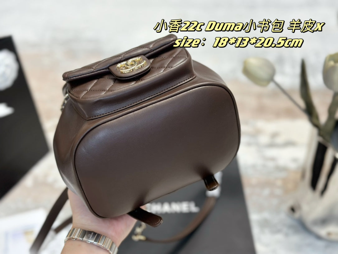 6XC225B Fashion leather backpacks