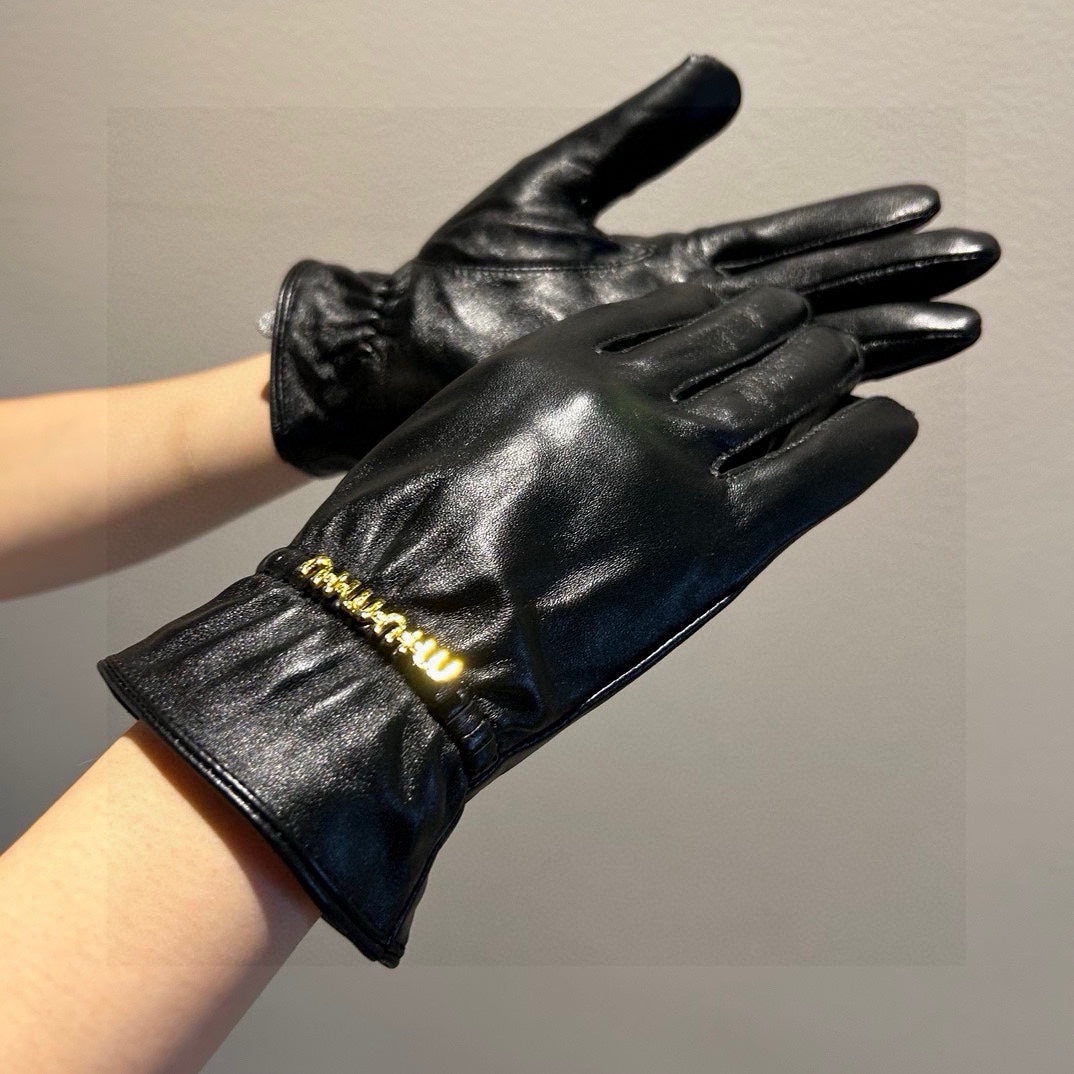 14A44S   High quality fashionable sheepskin gloves