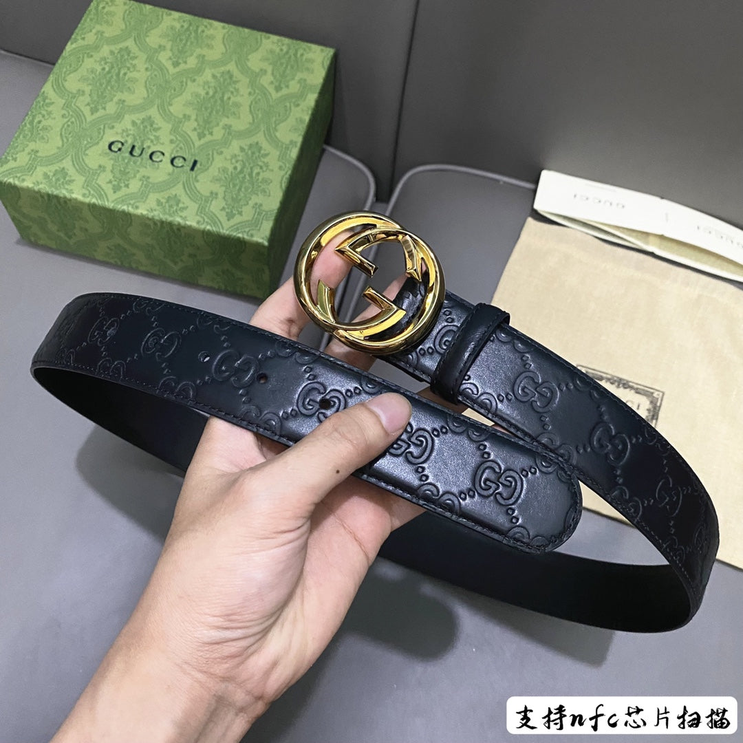 14B14P   (High quality leather belt With full package)