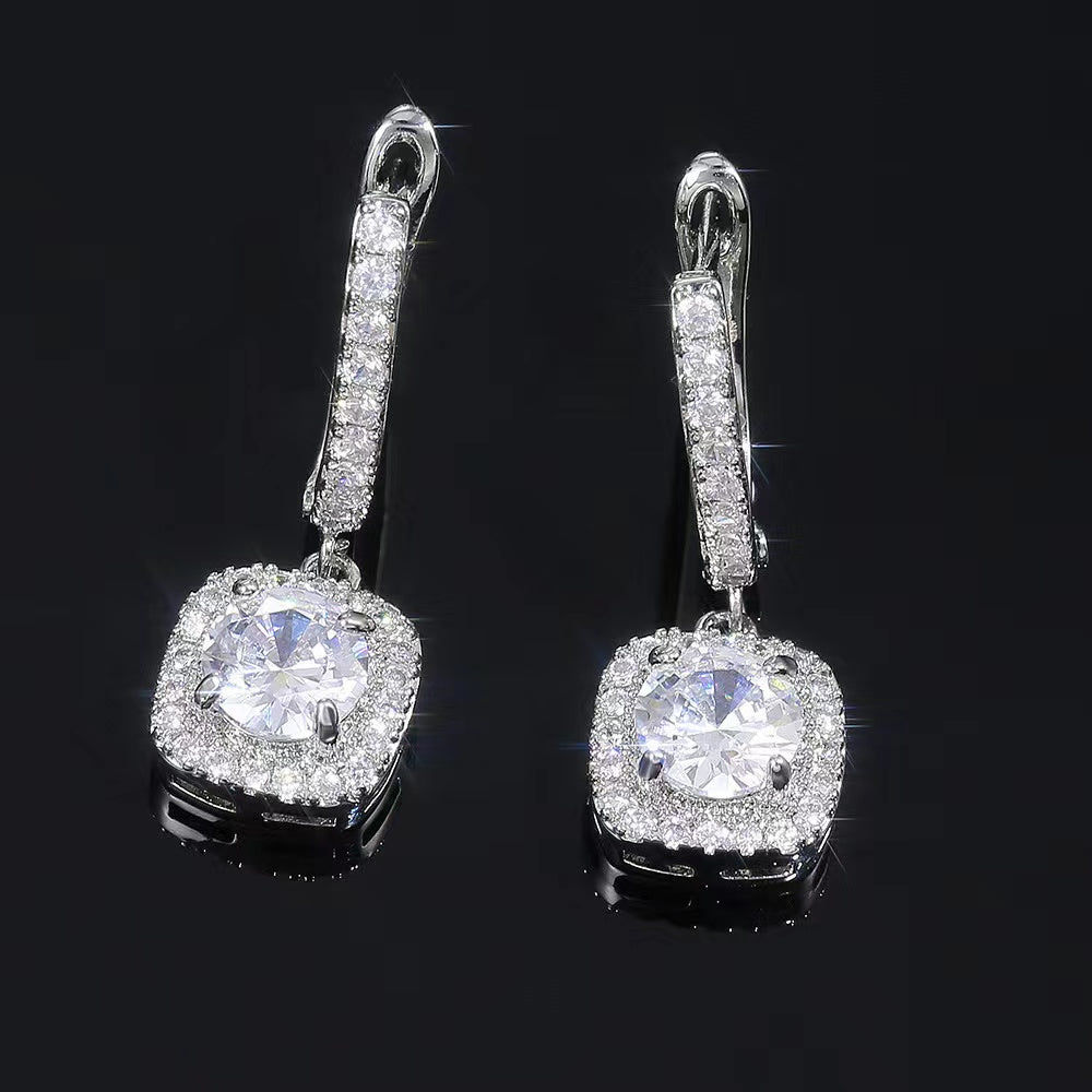 PYA49E Fashion Diamond Earrings High Quality Wedding Earrings