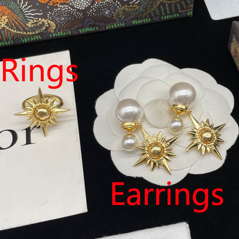 1YD38E  Fashionable high -quality  Rings  Earrings