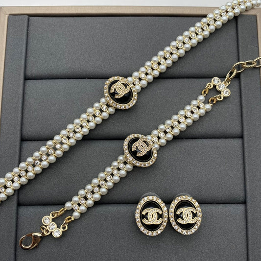 1NC84X Fashionable high -quality necklace bracelet earrings