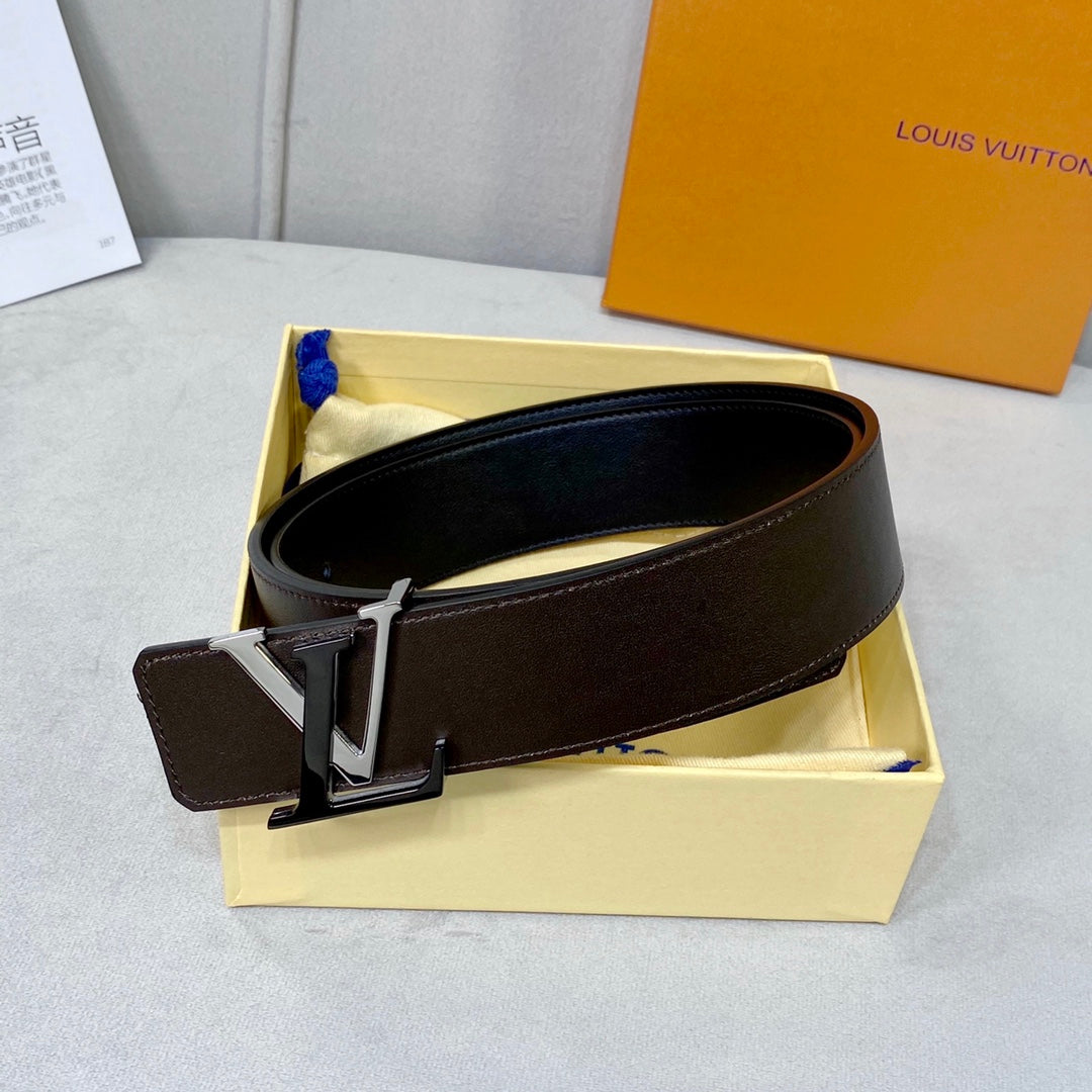 1YE65P  1: 1 High -quality cowhide double -sided belt