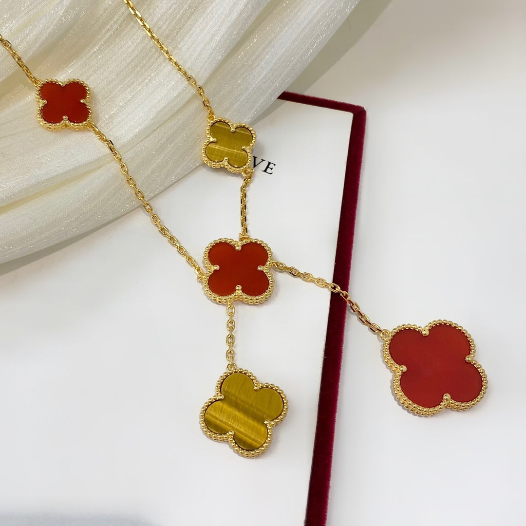 5XVA182K (High quality 6 flowers necklaces)