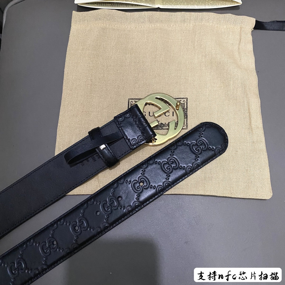 14B14P   (High quality leather belt With full package)