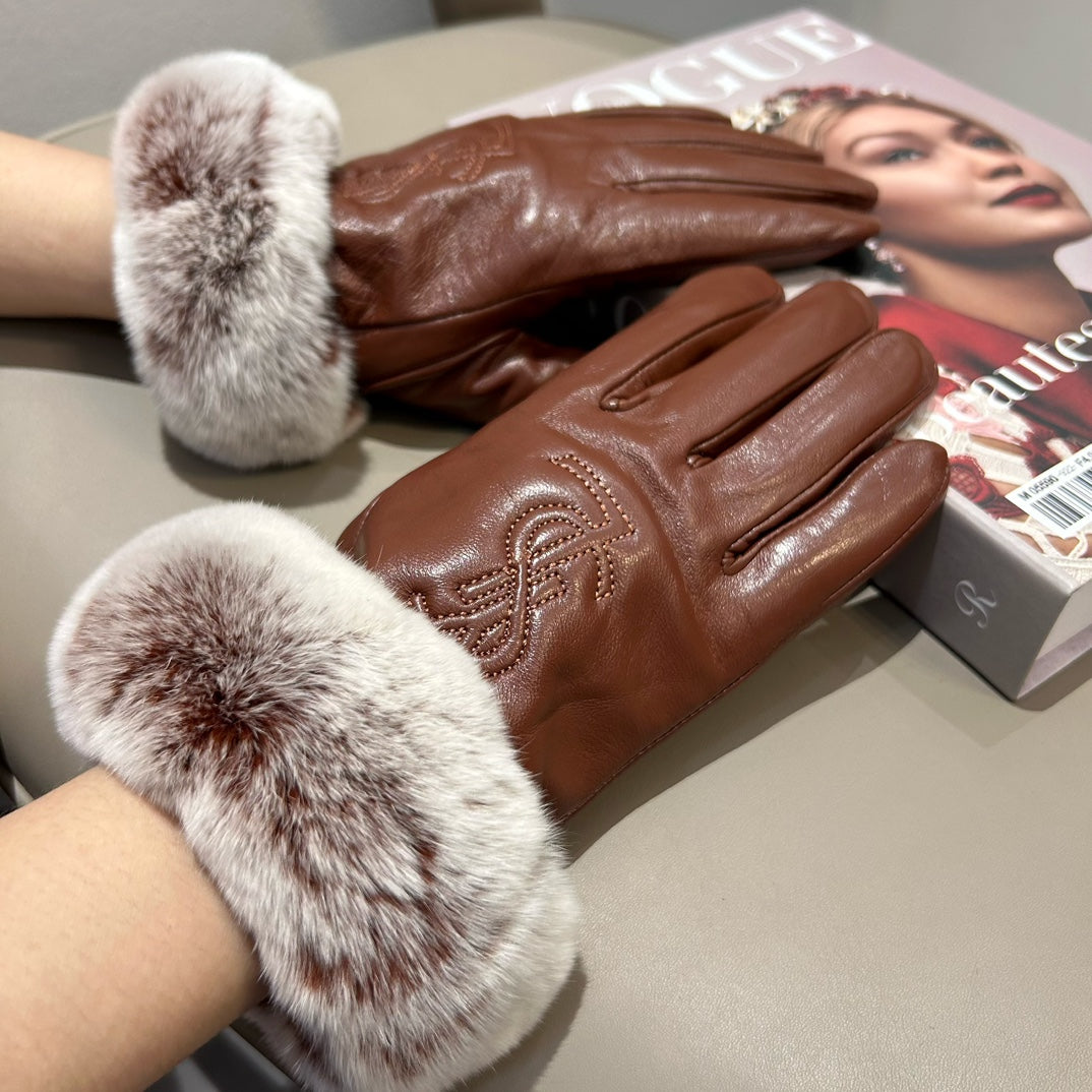 14SL25S   High quality fashionable Wool gloves