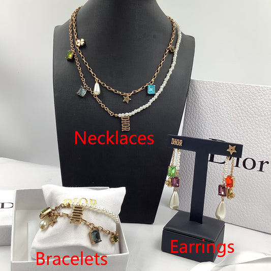 1YD431X  Fashion high -quality Bracelets Necklaces Earrings