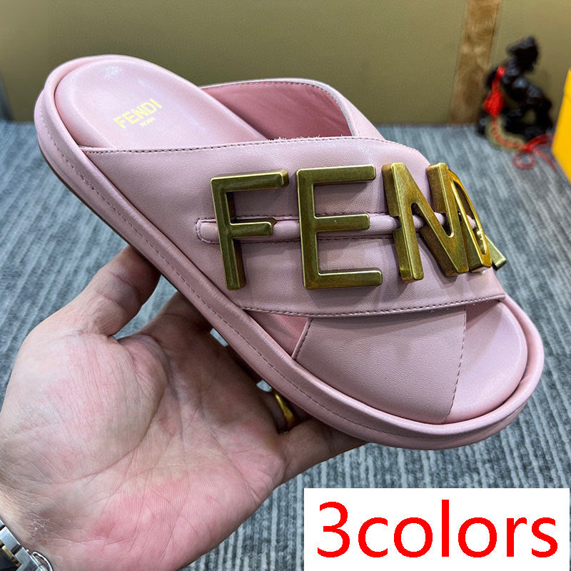 1: 1 High quality leather sandals 5YF93Z