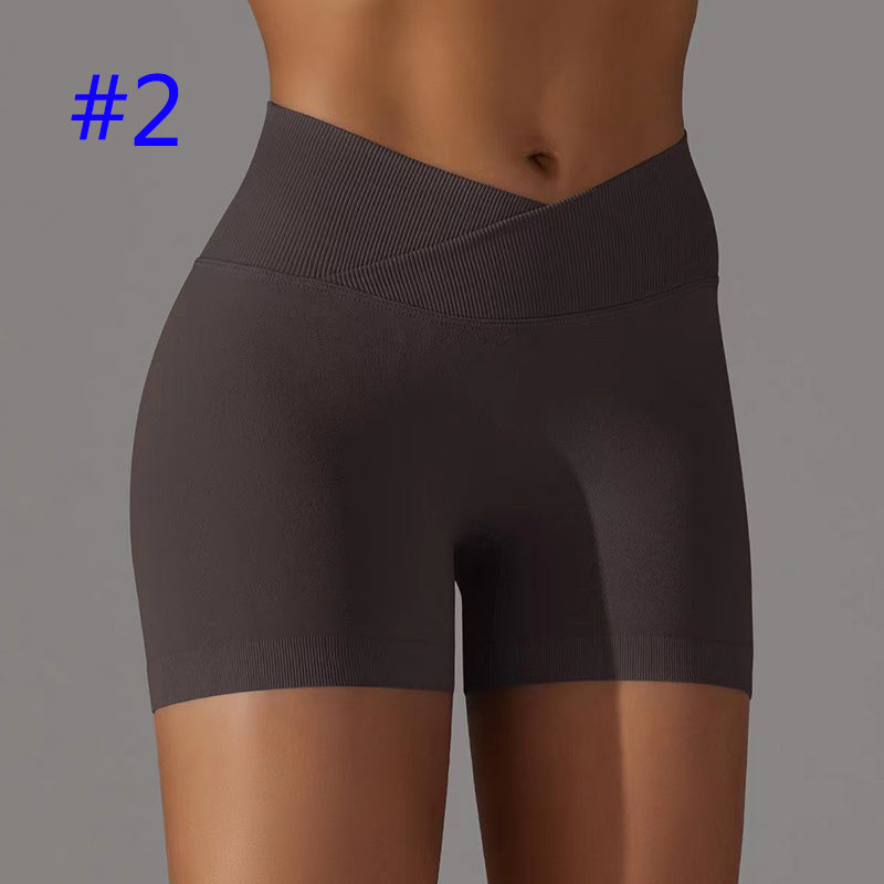 PXA34U Tight hip lift fitness pants yoga shorts