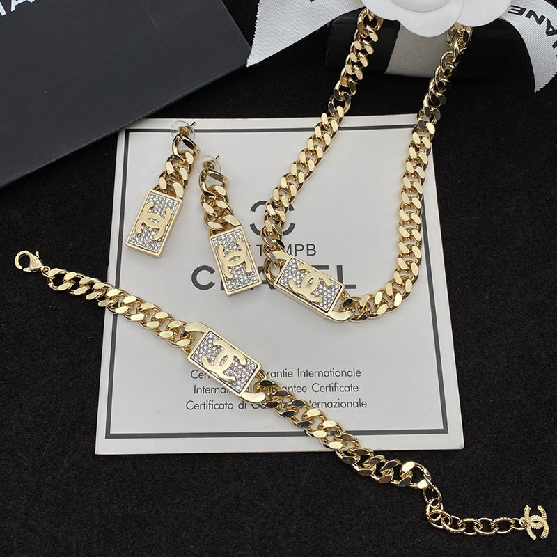 1NC93X Fashionable high -quality necklace bracelet earrings