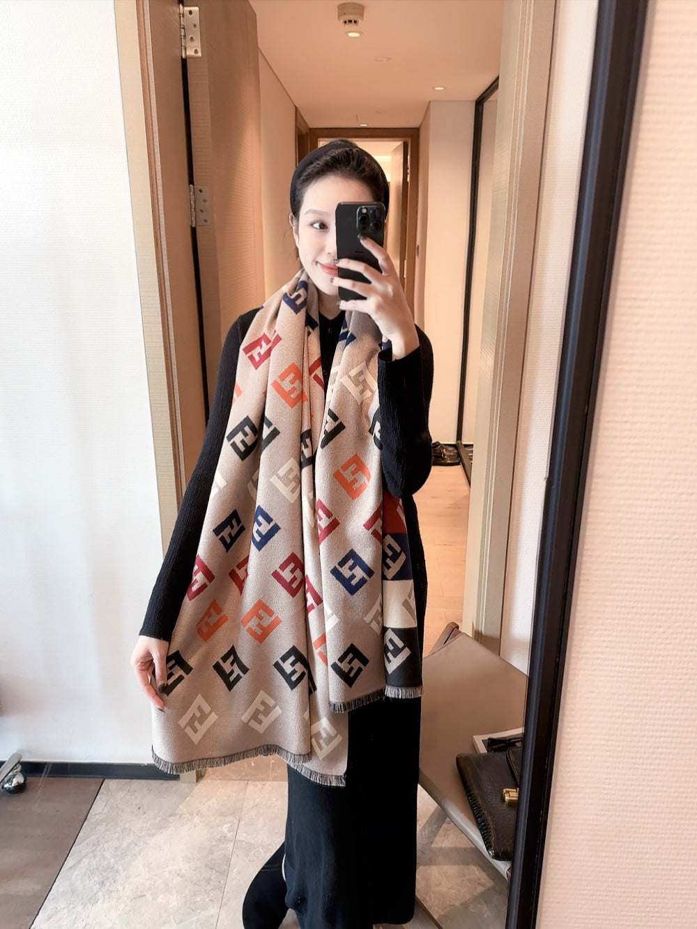 14F389W　 Fashion scarves