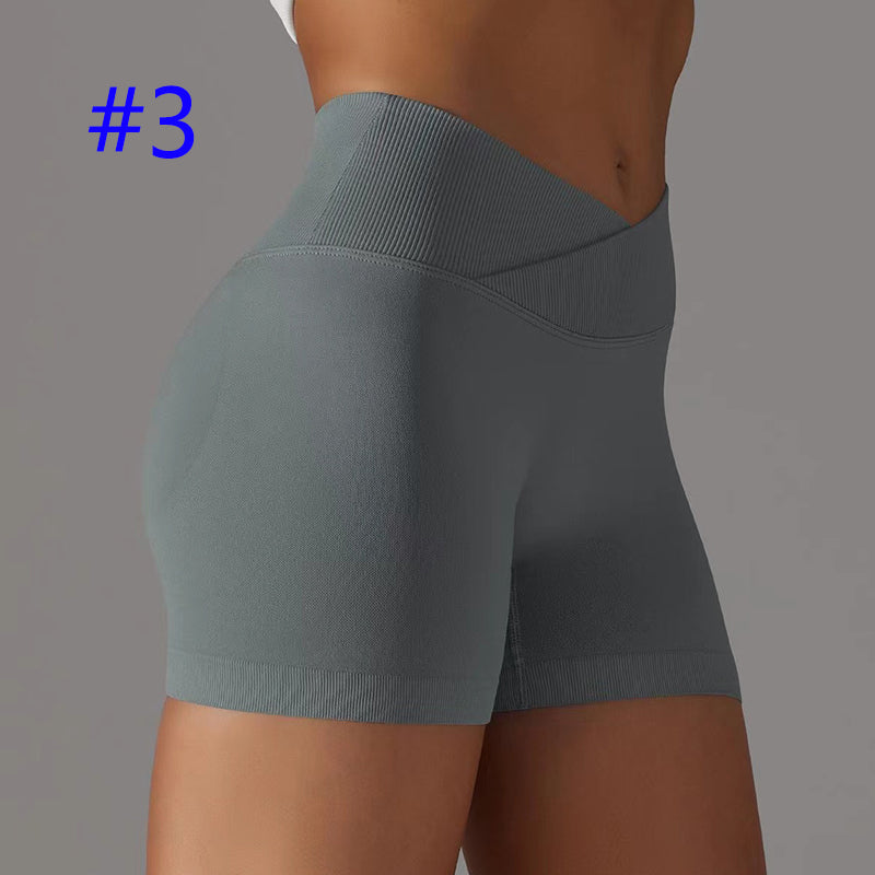 PXA34U Tight hip lift fitness pants yoga shorts