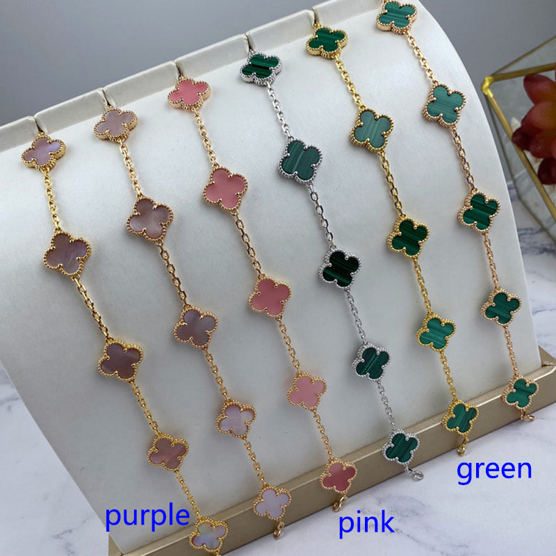 5XVA180K  (High quality bracelets 5 flowers normal size1.5cm flower)